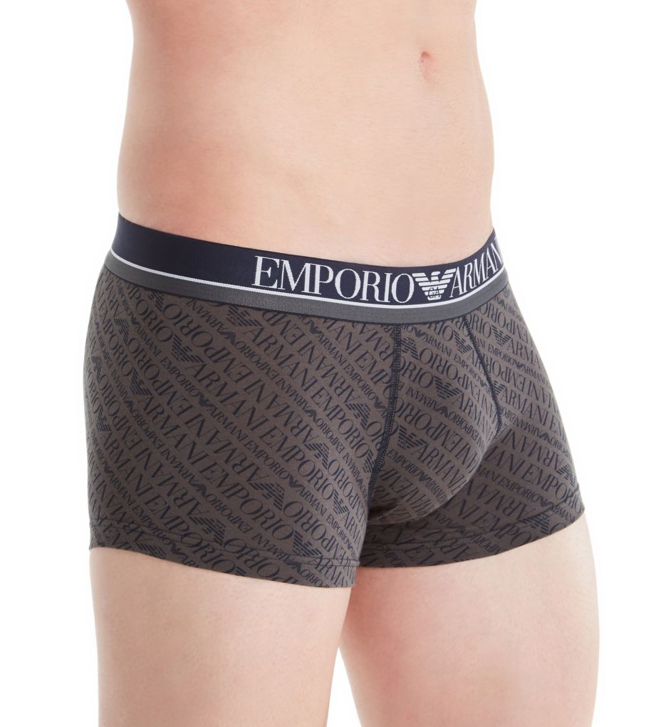 All Over Logo Cotton Stretch Trunk-acs