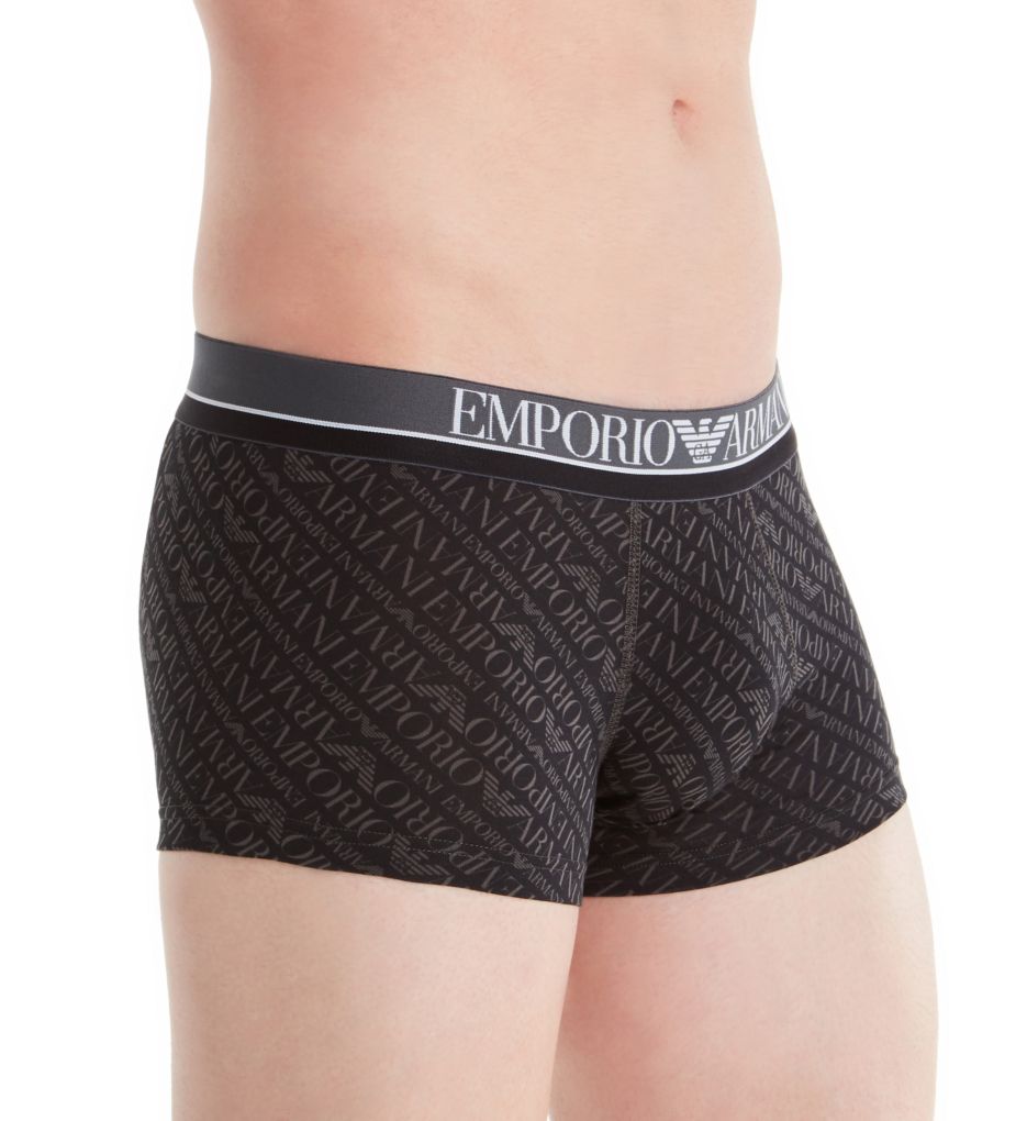 All Over Logo Cotton Stretch Trunk-acs