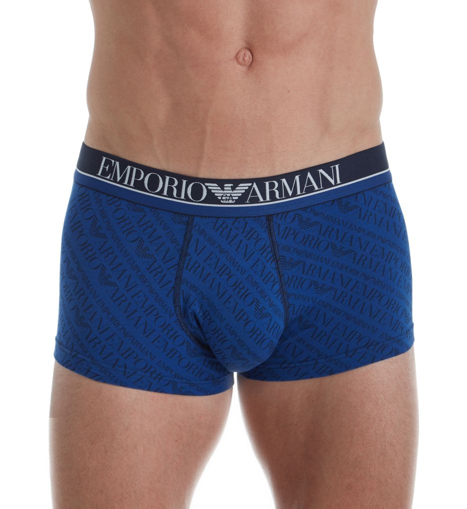 All Over Logo Cotton Stretch Trunk-fs