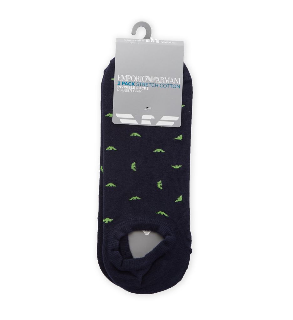 Allover Eagle Invisible Socks - 2 Pack-fs