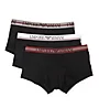 Emporio Armani Mixed Waistband Trunks - 3 Pack 3571A723 - Image 3