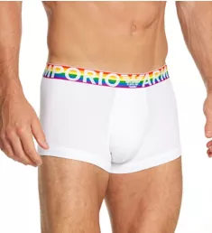 Rainbow Stretch Cotton Trunk White XL