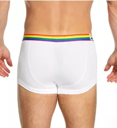 Rainbow Stretch Cotton Trunk White XL