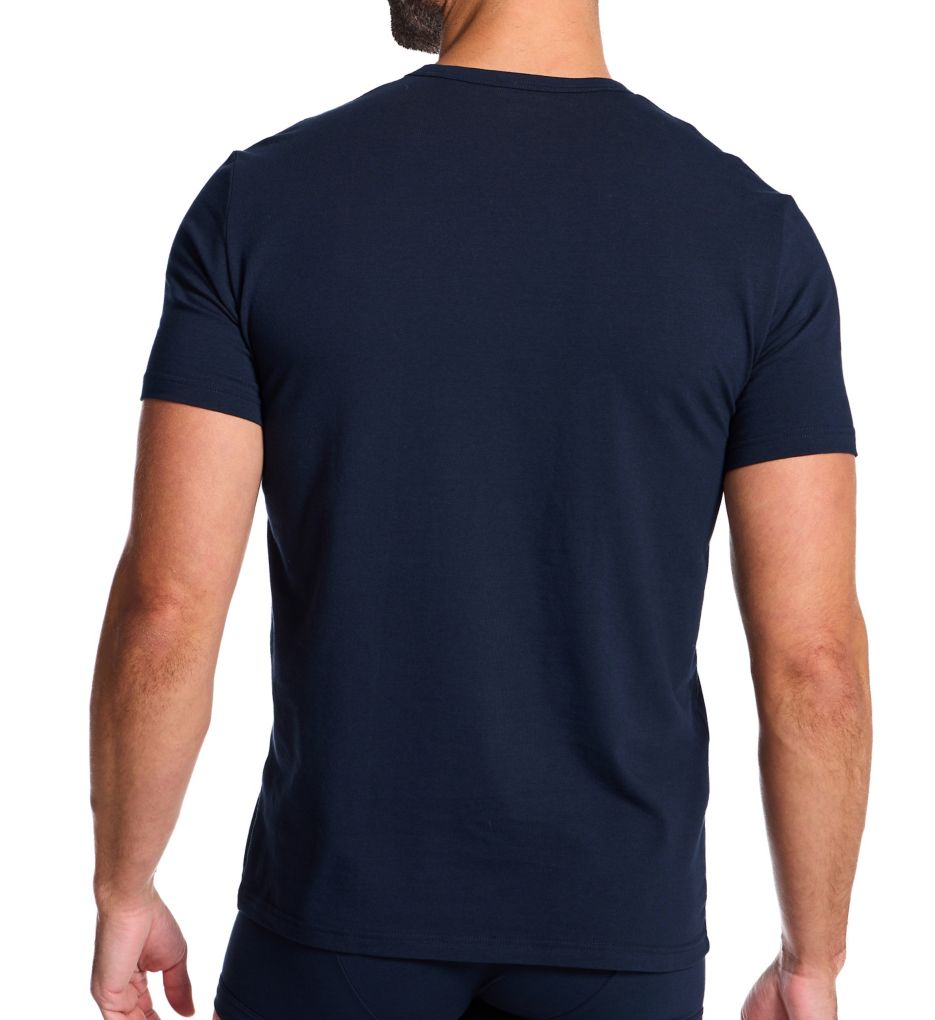 Emporio Armani Cotton Stretch Jersey V-Neck T-Shirt - 2 Pack 39214132 - Image 2