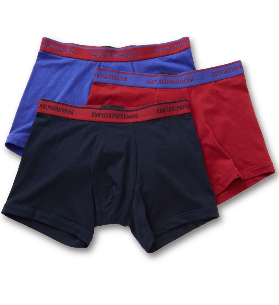 Stretch Cotton Logo Band Boxer Briefs - 3 Pack-cs2