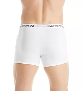 Essentials 100% Cotton Boxer Briefs - 3 Pack White XL