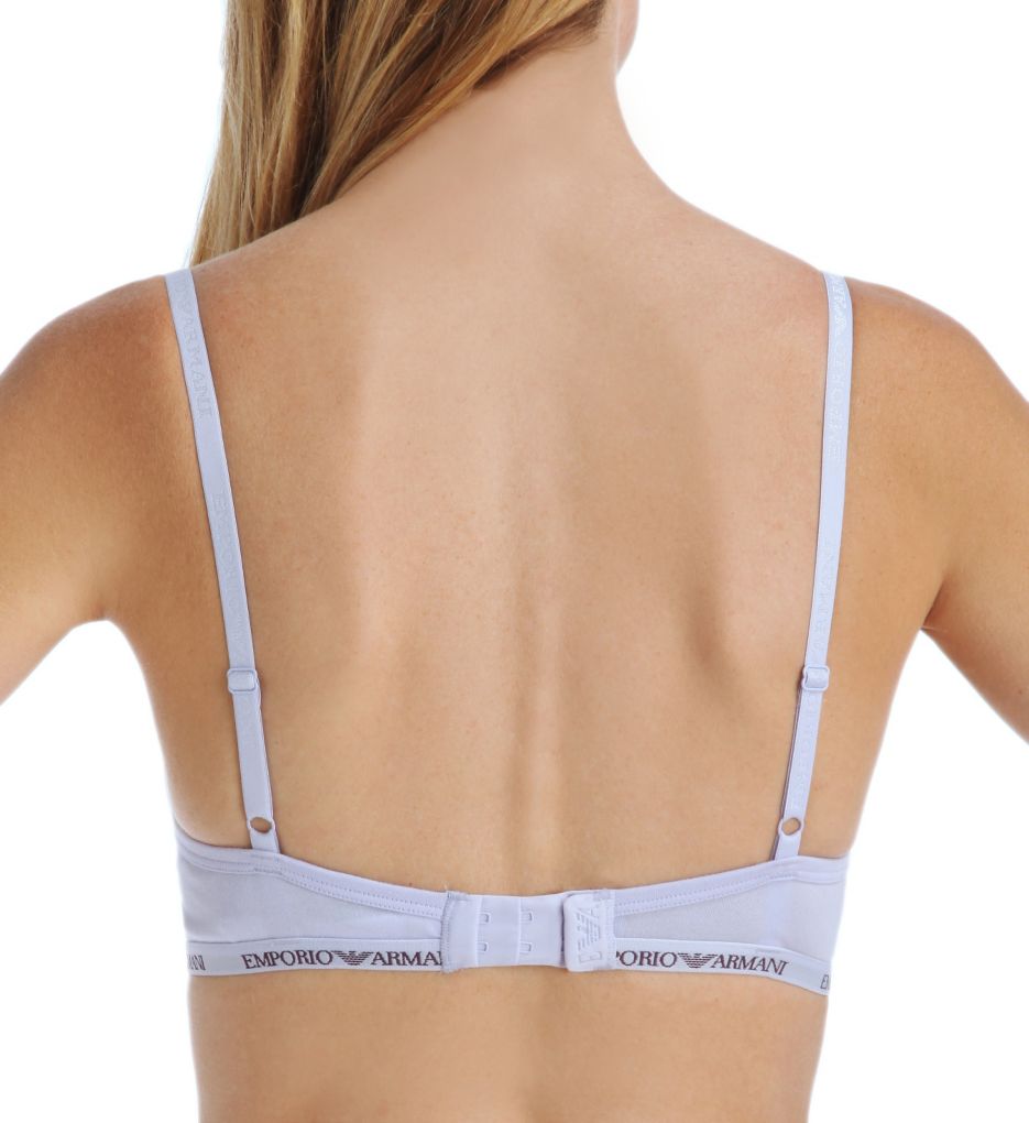 Stretch Cotton Logo Band Push Up Bra-bs