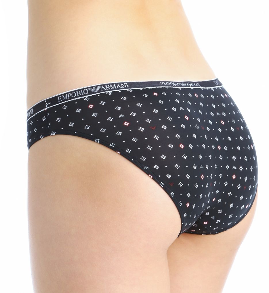 Printed Microfiber Bikini Brief Panty