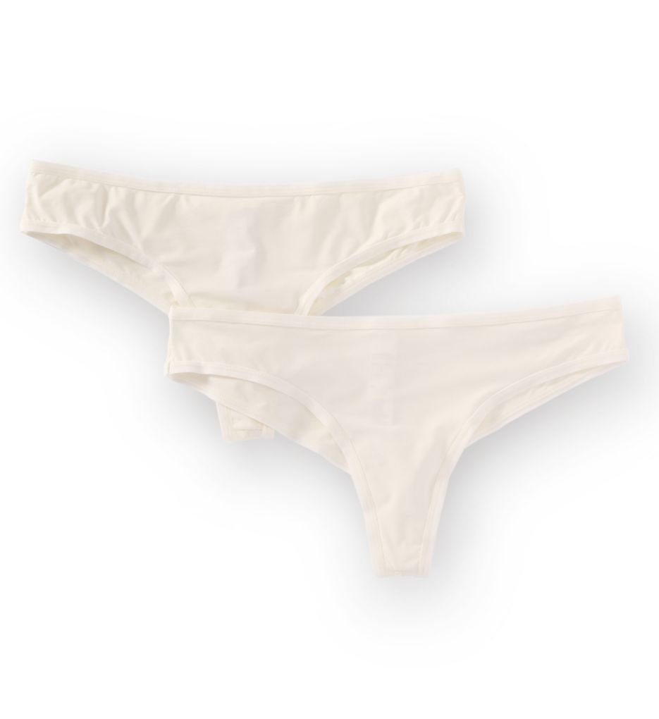 Flawless Microfiber Brazilian Brief Panty - 2 Pack-acs