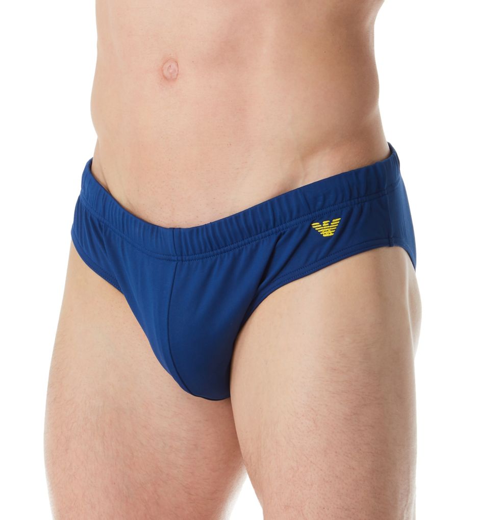 Low Cut Swim Brief With Embroidery-acs