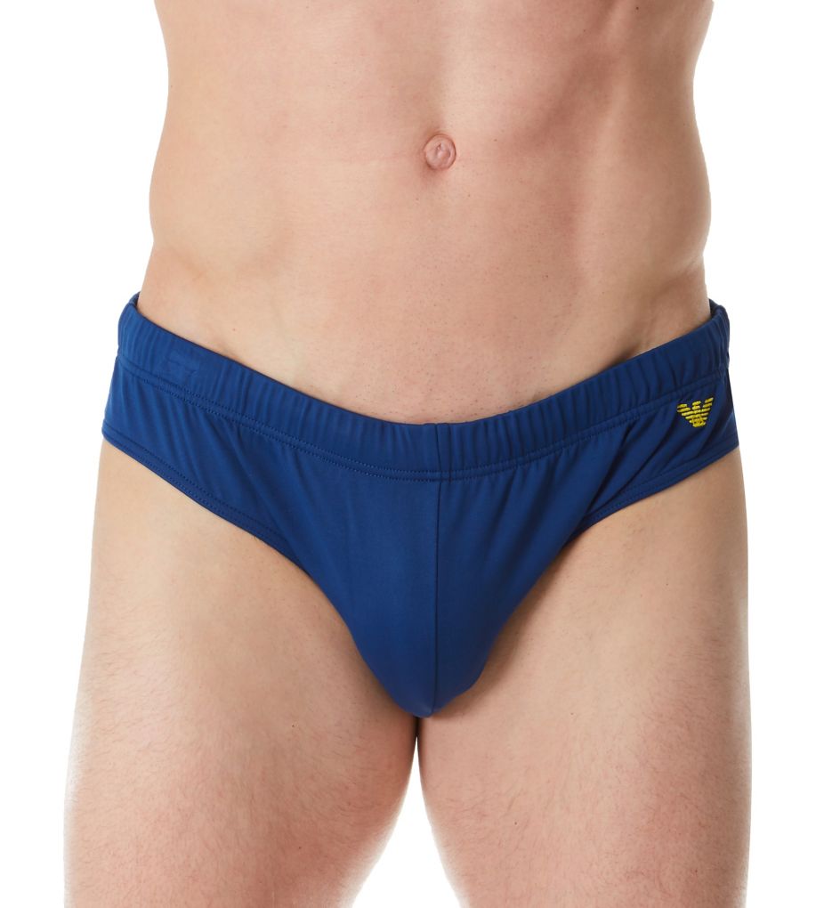 Low Cut Swim Brief With Embroidery-fs