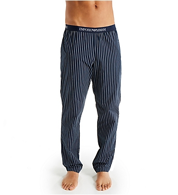 Emporio Armani Yarn Dyed Woven Pajama Pants 7800P576 - Emporio 