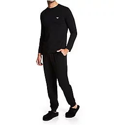 Endurance Classic Fit Pajama Set Black XL