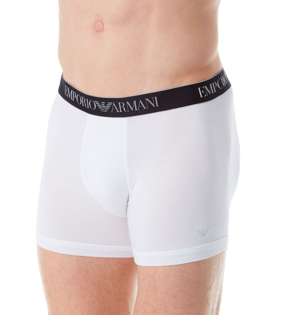 white armani boxers