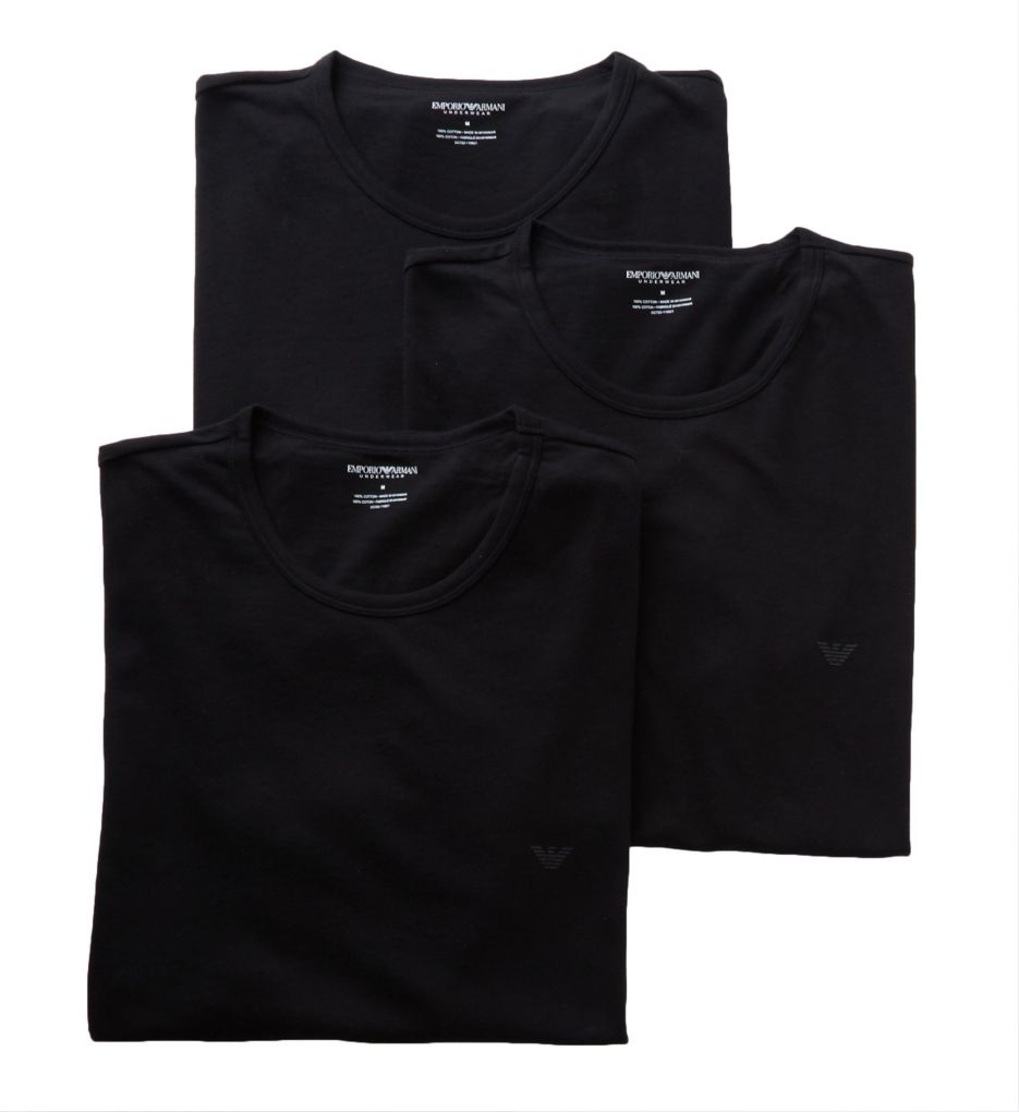 Essentials Genuine 100% Cotton Crew Neck - 3 Pack-acs