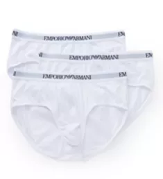 Essentials 100% Cotton Briefs - 3 Pack WHT XL