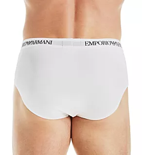 Essentials 100% Cotton Briefs - 3 Pack White M
