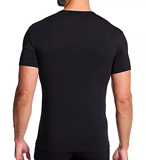 Cotton Stretch Jersey Crew Neck T-Shirt - 2 Pack