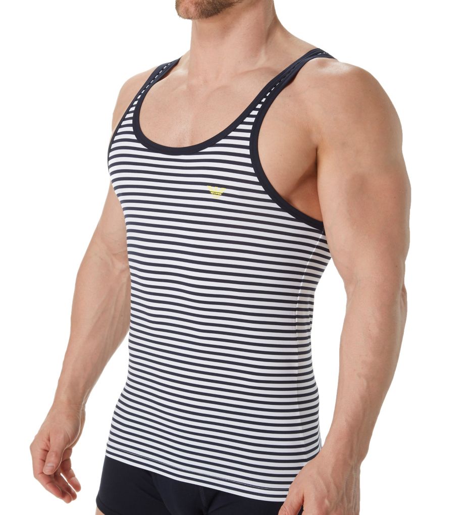 Sailor Stripe Microfiber Tank