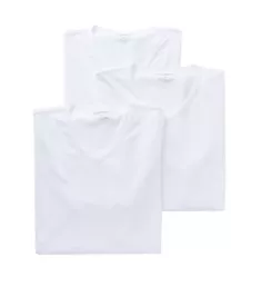 Essentials Pure Cotton V-Neck - 3 Pack WHT XL