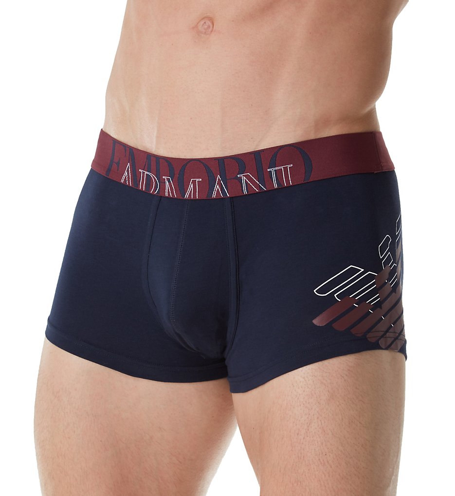 Emporio Armani 8667A725 Athletic Big Eagle Trunk (Marine)