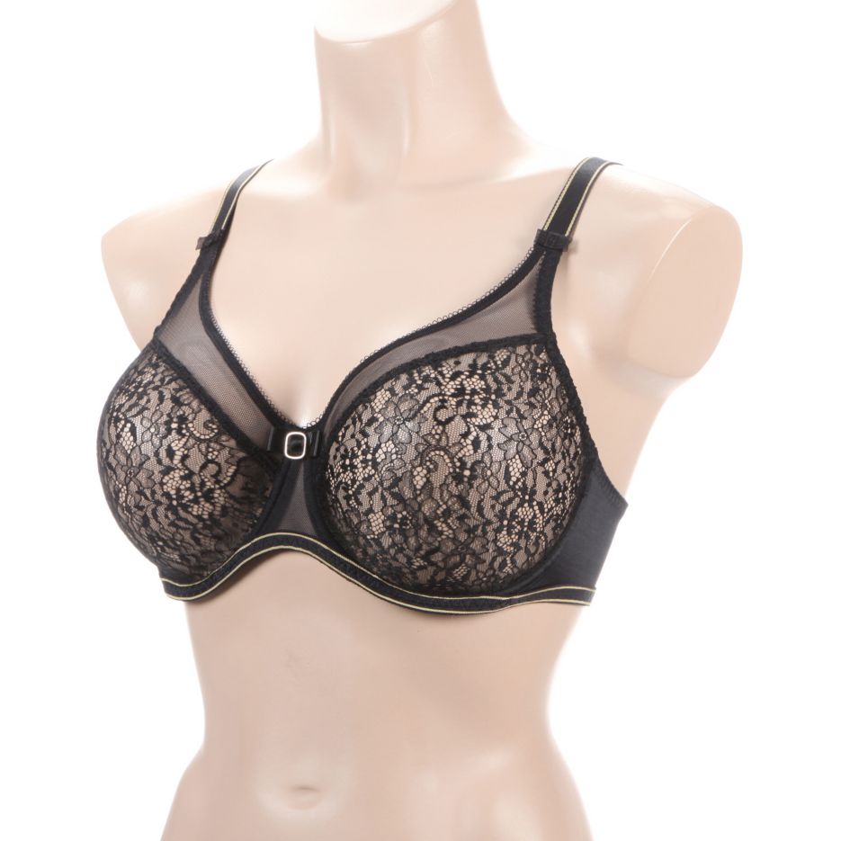 Allure Seamless Underwire Full Support Bra Black 44D