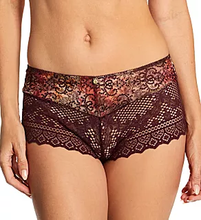 Cassiopee Lace Boyshort Panty Henna S