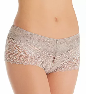 Cassiopee Lace Boyshort Panty Rose Sauvage XS