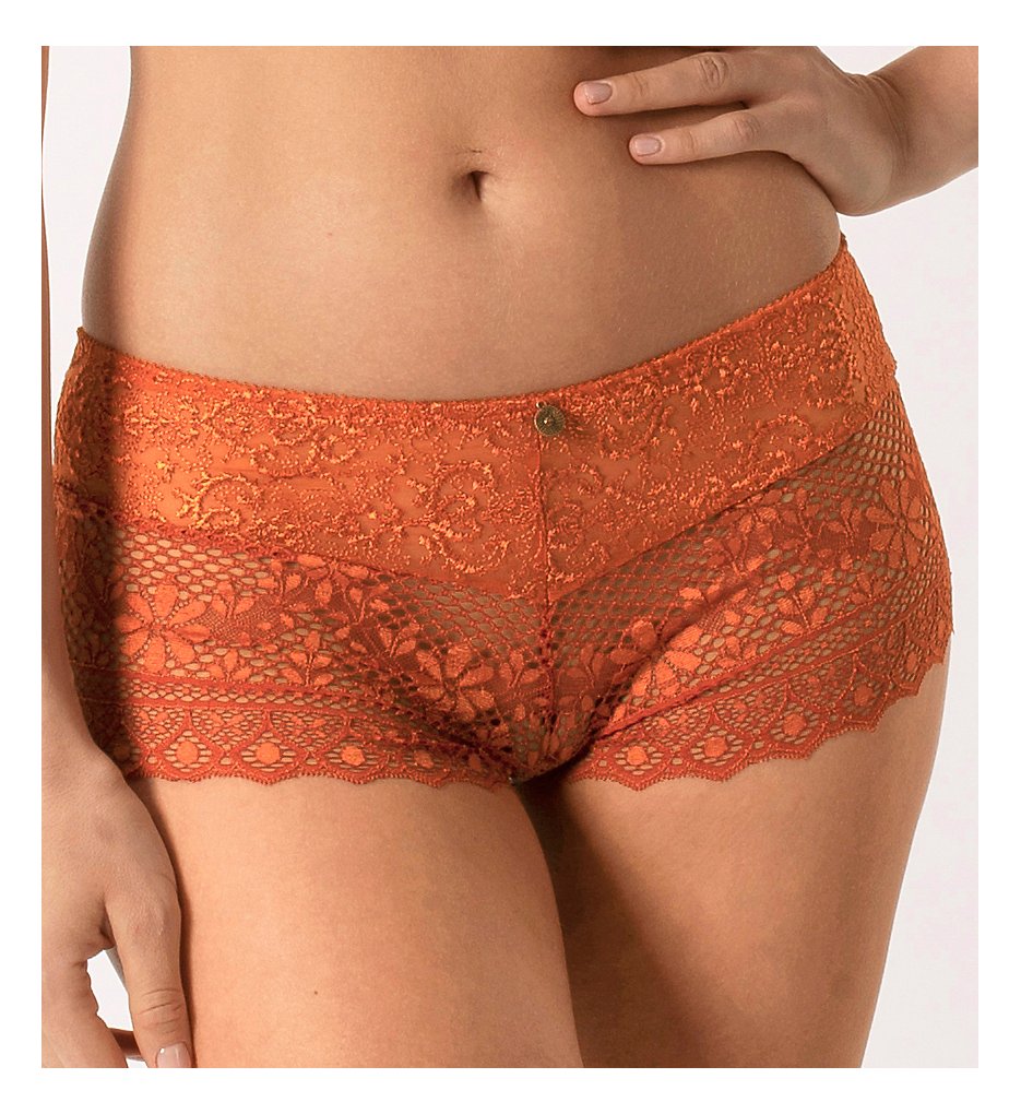 Empreinte (2477849) - Empreinte 02151 Cassiopee Lace Boyshort Panty (Tangerine XL)