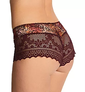 Cassiopee Lace Boyshort Panty Henna S