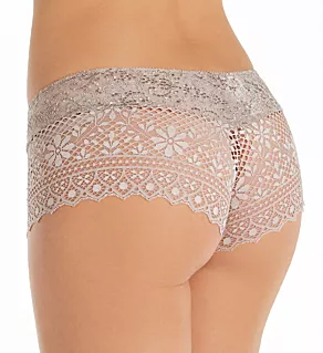 Cassiopee Lace Boyshort Panty Rose Sauvage XS