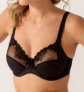 Erin Underwire Full Cup Bra Black 34C
