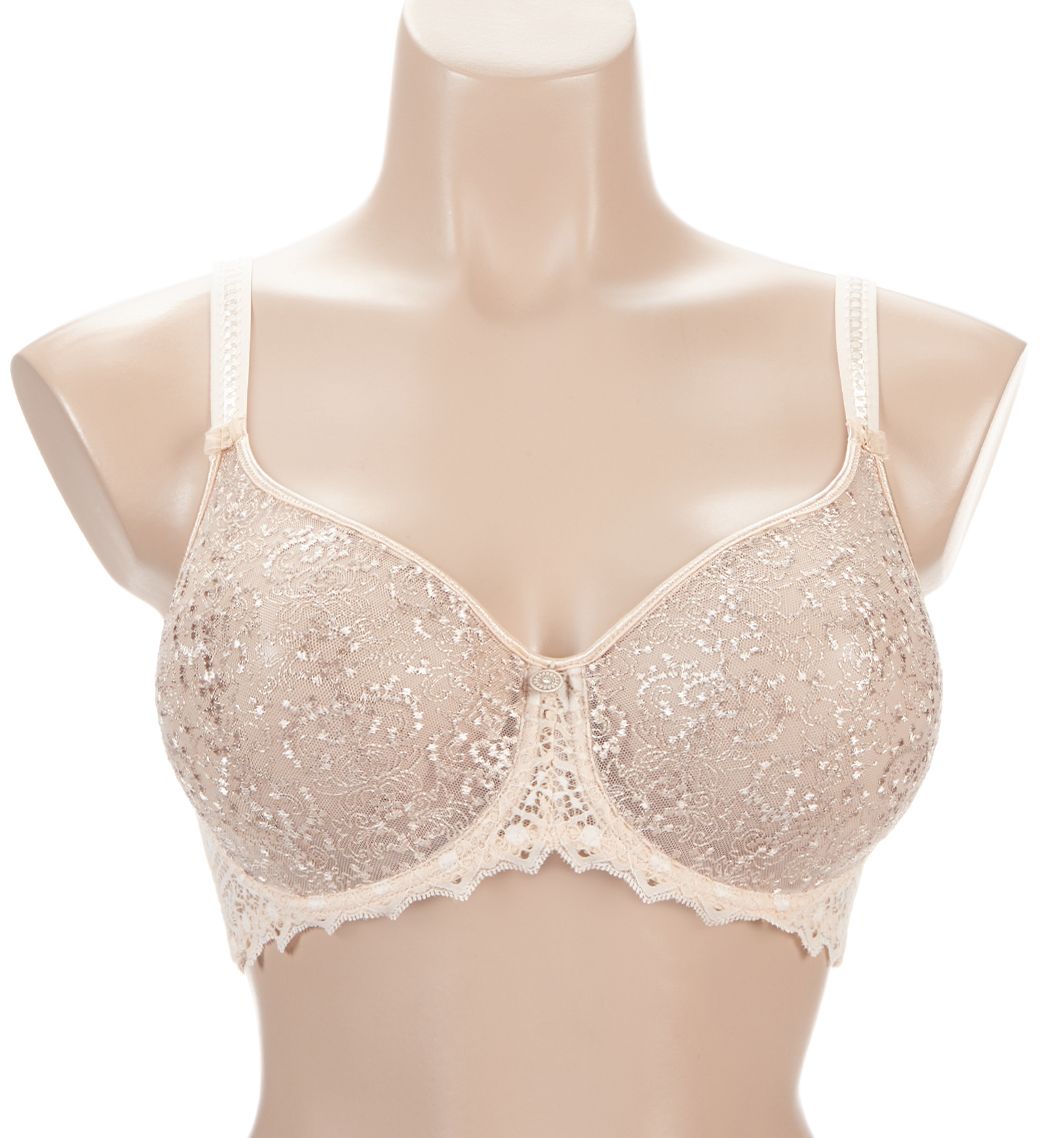 Empreinte Cassiopee Seamless Embroidery Full Cup Bra Creamy Beige 30G  - Image 1