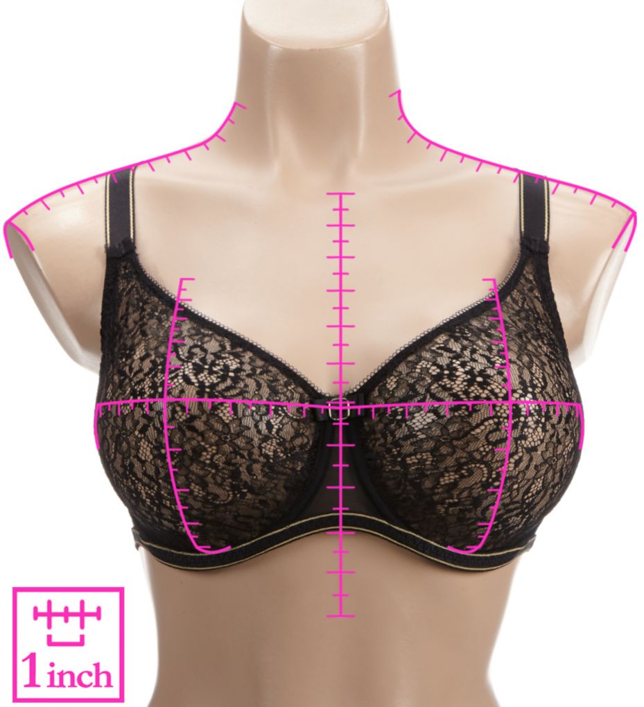 Allure Seamless Full Cup Bra Black 30E