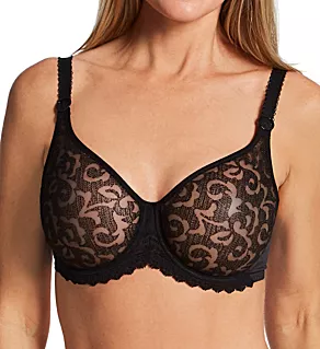 Leia Seamless Full Cup Bra Noir 32C