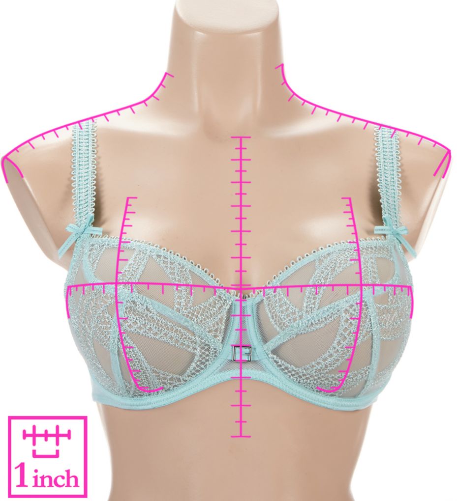 Buy JLF Adjustable Cleavage Booster Cotton Bra with Embroidered