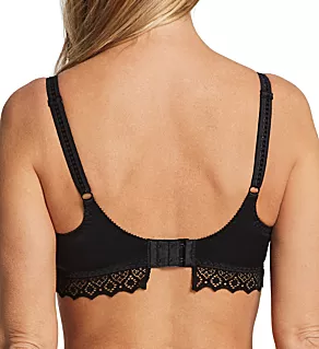 Cassiopee Seamless Plunge Bra Black 34C