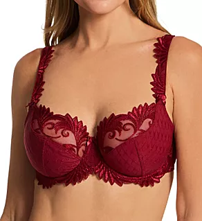 Thalia Underwired Low-Neck Bra Sangria 36C