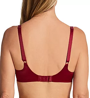Thalia Underwired Low-Neck Bra Sangria 36C