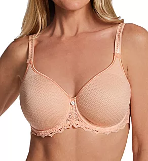 Cassiopee Seamless Spacer Foam Underwire Bra Peach 32C