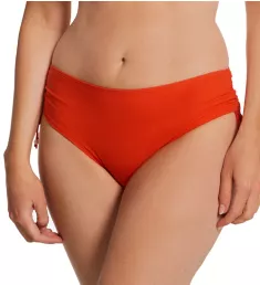 Flower Side Adjustable Bikini Brief Swim Bottom