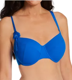 Flower Underwire 3 Part Cup Swim Top