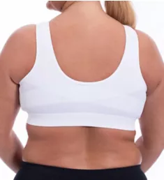 Lite Front Close Sports Bra White S