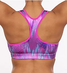 High Impact Racerback Front Close Sports Bra Cotton Candy S