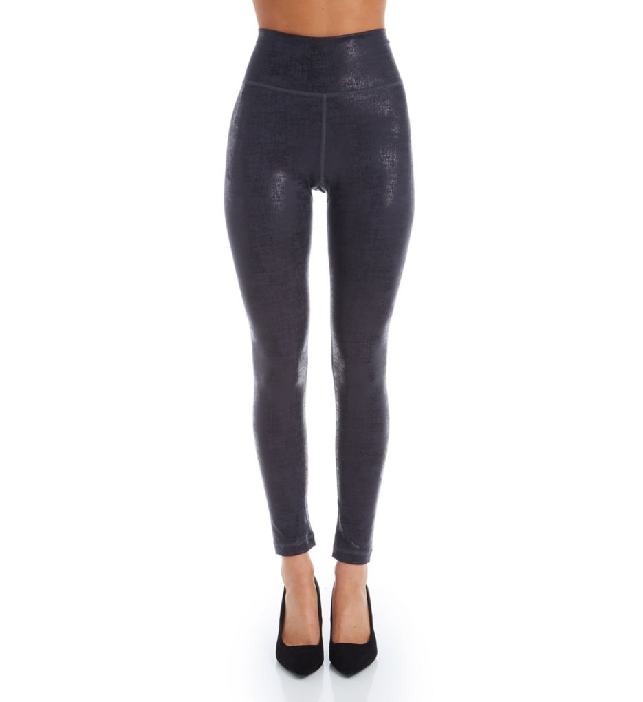 Faux Leather High Waist Contour Leggings-fs