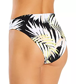 Sunday Resort Retro High Waist/Leg Swim Bottom Combo Black XS