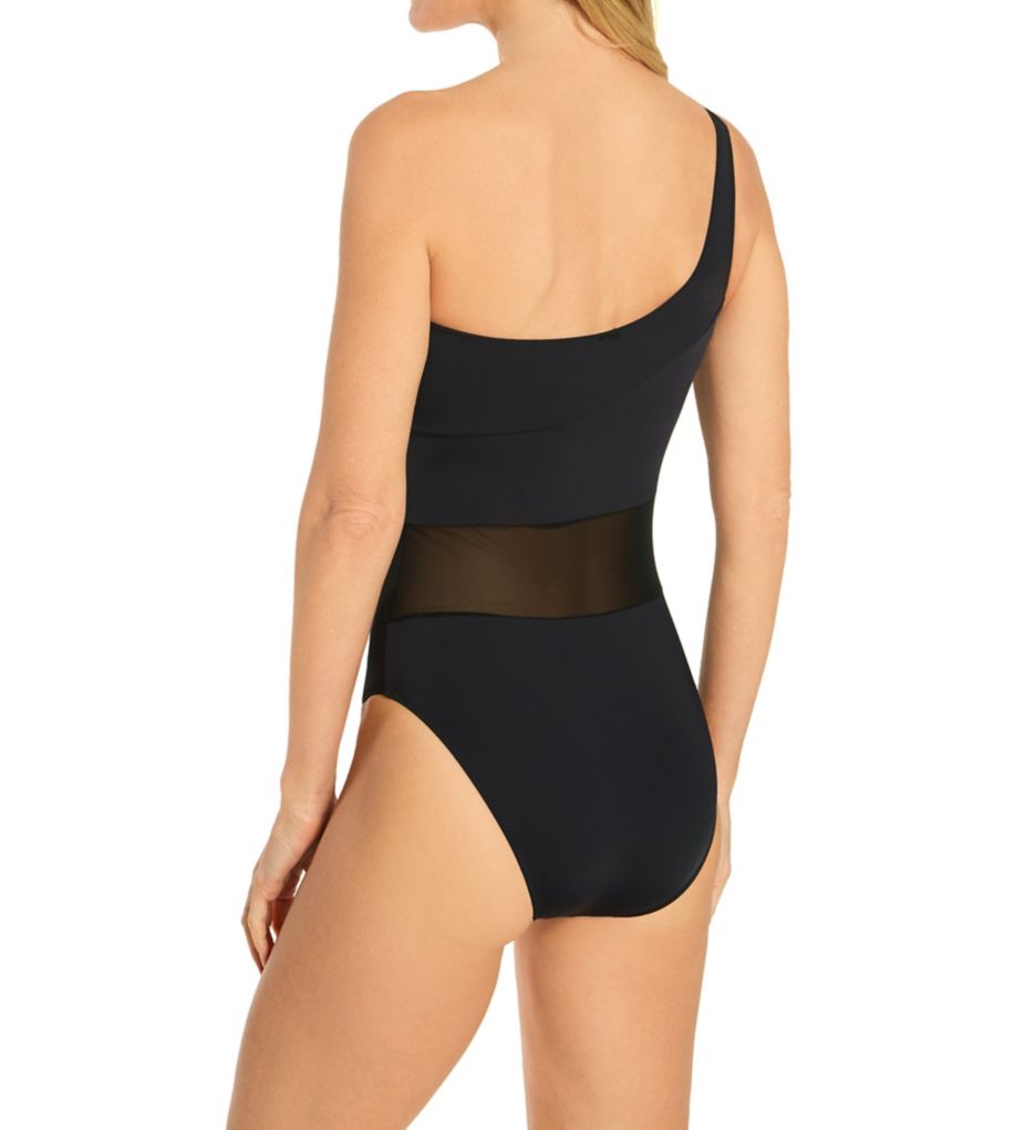 Everyday Sunday Items Semi High Leg One Piece Swimsuit Black 6  - Image 2