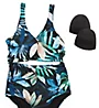 Everyday Sunday The Wrap One Piece Swimsuit L0136 - Image 4