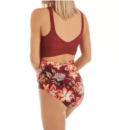 Nostalgia Wrap One Piece Swimsuit