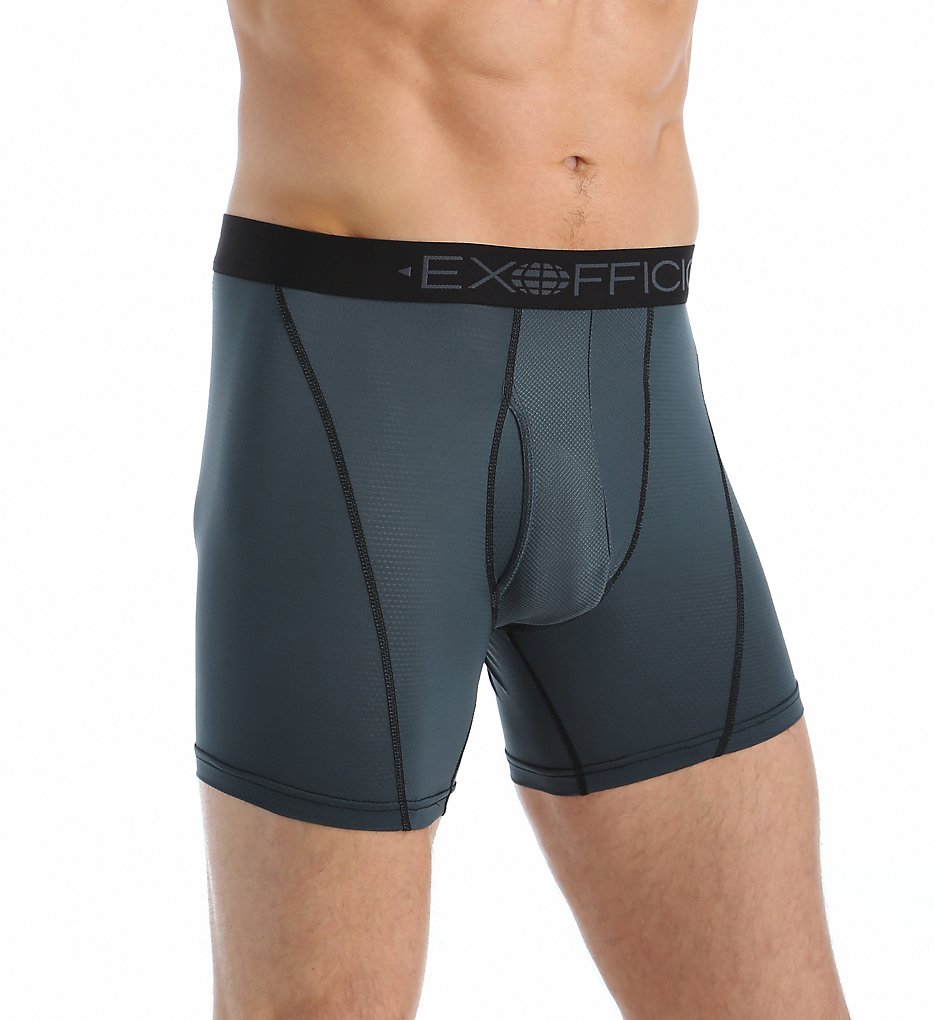 Ex Officio 2412336 Give-N-Go Mesh 6 Inch Boxer Briefs (Phantom)